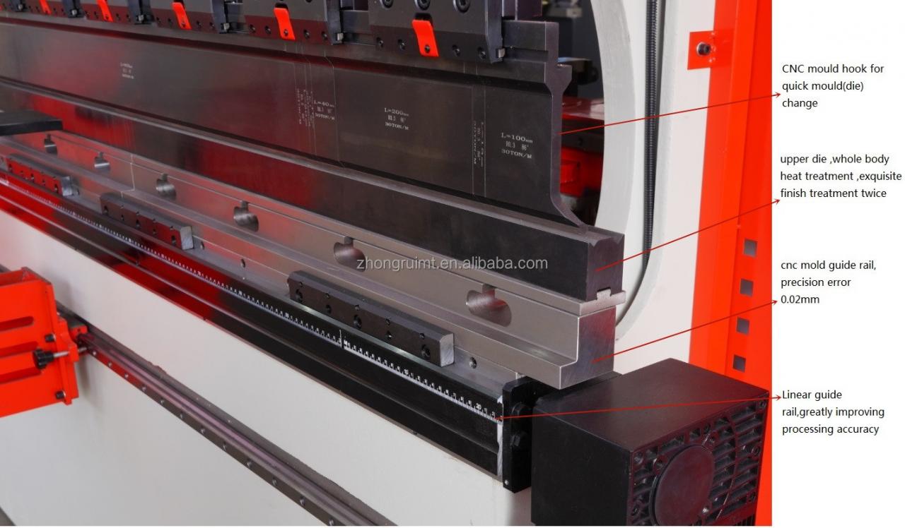 200t 300t Máy ép phanh công nghiệp tiêu chuẩn Máy phanh thủy lực Cnc