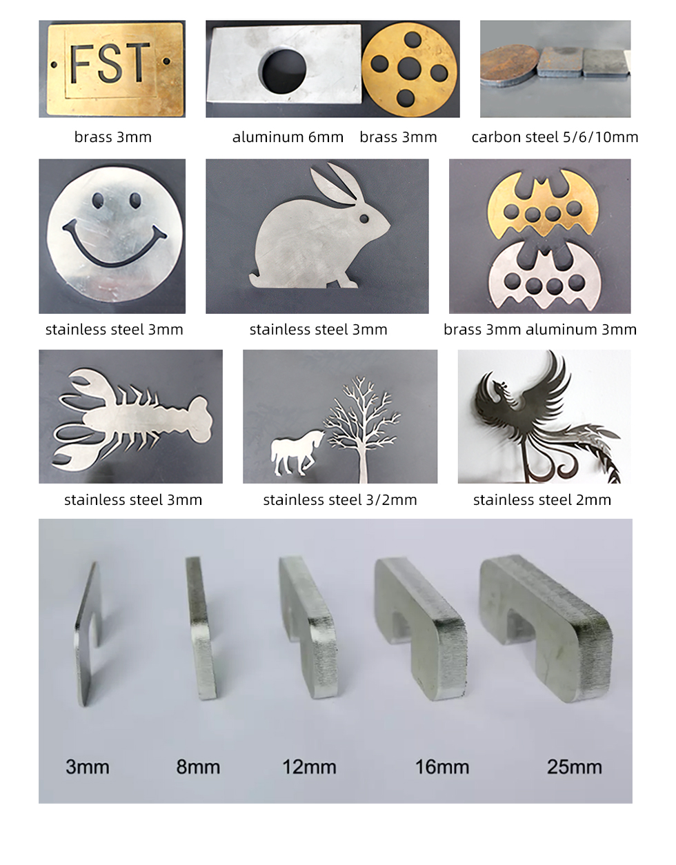 Carbon Iron Aluminum Metal Stainless Steel Cnc Fiber Laser Cutting Machine Máy cắt Laser sợi carbon sắt nhôm kim loại không gỉ Cnc