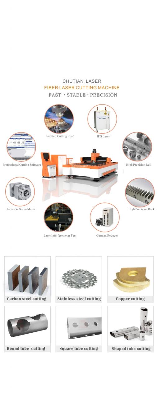 Cnc Laser Manufacture 500W 1000W 2000W Stainless Steel Fiber Laser Cutting Machine Sản xuất Laser Cnc Máy cắt bằng sợi thép không gỉ 500W 1000W 2000W
