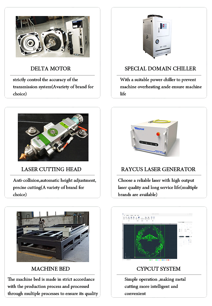 High Power Precision 1000w 1500w 2000w China Fiber Laser Cutting Machine Máy cắt Laser sợi quang Trung Quốc có độ chính xác cao 1000w 1500w 2000w