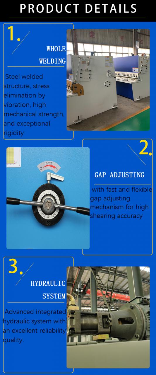 Máy cắt thủy lực Qc12y 8 * 6000mm Máy cắt công nghiệp Tấm kim loại nhôm cắt thép không gỉ M