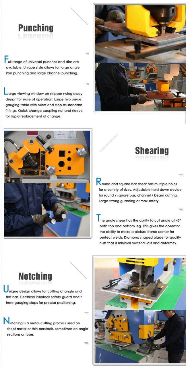 Máy cắt sắt thủy lực 25 tấn Dụng cụ cầm tay Máy cắt và đục lỗ kết hợp thủy lực